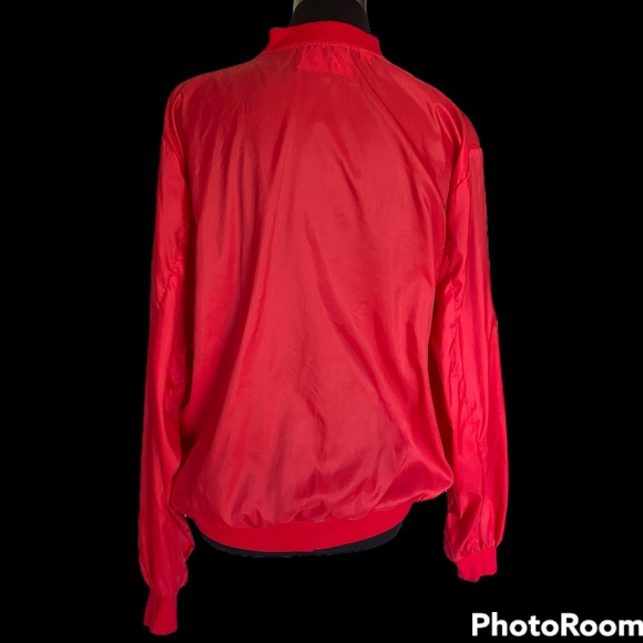 Sale! Vintage 70s Wiman Apparel Red Light Weight Windbreaker - Picture 3 of 9